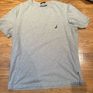 Nautica Men's Heather Gray Short Sleeve Tee